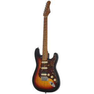 גיטרה לרוק קלאסי Smiger בסגנון Fender Vintage Stratocaster – טרמולו, 3 פיקאפים, 5 מצבים, צוואר Maple, 22 סריגים