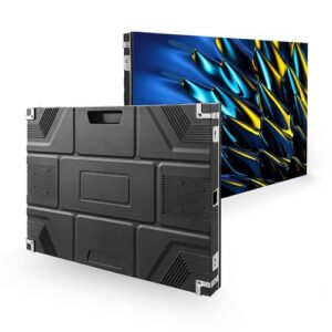 מסך לד פנימי קבוע GOB P2.5 בגודל 64×48 ס״מ – רענון 7680Hz, תחזוקה קדמית במגנטים | ארון אלומיניום Die-Cast
