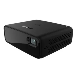 מקרן נייד Philips PicoPix Micro 2 HDMI Wi-Fi USB-C עד 150 לומן QHD, תיקון אוטומטי, רמקולים סטריאו