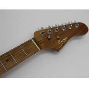 גיטרה חשמלית Smiger L-G2-PRO BK שחורה בסגנון Fender Vintage Stratocaster – 3 פיקאפים, 5 מצבים, גשר טרמולו