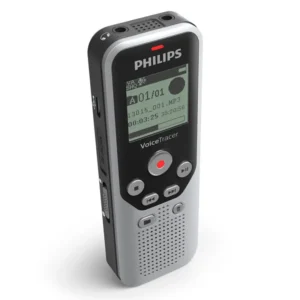 טייפ מנהלים קומפקטי PHILIPS DVT1250 8GB עם הרחבת זיכרון, הקלטה אוטומטית והפעלה קולית, עד 42 שעות סוללה