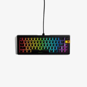 מקלדת גיימינג מכנית Glorious GMMK 3 HE 65% שחור – Hall Effect 8000Hz, Hot Swap HE MX