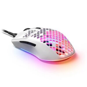 עכבר גיימינג אלחוטי SteelSeries Aerox 3 Wireless – 68 גרם, TrueMove Air 18000 DPI, 2.4GHz ו-Bluetooth 5.0, IP54, סוללה עד 200 שעות, RGB