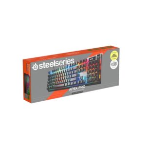 מקלדת גיימינג מכנית SteelSeries Apex Pro Gen 3 – OmniPoint 3.0, תגובה 0.7ms, RGB והתאמה אישית מלאה