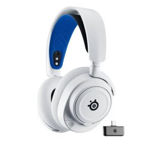 סטילסיריס ארקטיס נובה שבע פי SteelSeries Arctis Nova 7P ל-PlayStation עם Dual Wireless 2.4GHz Bluetooth, מיקרופון ClearCast וסוללה עד 38 שעות