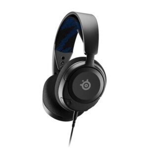אוזניות גיימינג ל פלייסטיישן SteelSeries Arctis Nova 1P ל-PlayStation עם Spatial Audio 360° ומיקרופון ClearCast
