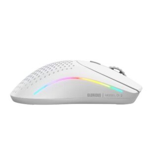 עכבר גיימינג אלחוטי Glorious Model O 2 Mini Wireless – קל 57 גרם, חיישן BAMF 2.0 26K, חיי סוללה 210 שעות, עכבר קומפקטי עם מהירות תגובה מקסימלית לשחקנים מקצועיים