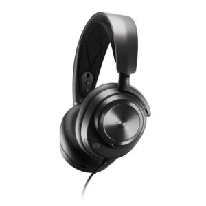 אוזניות גיימינג חוטיות SteelSeries Arctis Nova Pro 7.1 עם GameDAC Gen 2, Hi-Res 96kHz/24-bit, סראונד 360° ומיקרופון ClearCast AI
