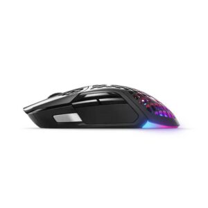 פאנל צד חמש לחצנים SteelSeries Aerox 5 Wireless – 74 גרם, 9 לחצנים, TrueMove Air, IP54 AquaBarrier, סוללה עד 180 שעות, RGB PrismSync