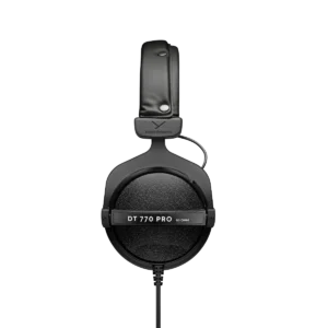 אוזניות עם סאונד מקצועי Beyerdynamic DT 770 PRO סגורות עם אימפדנס 32, 80 ו-250 אום, סאונד מקצועי ותגובת תדרים 5-35,000 הרץ, אידיאליות לניטור ומיקסינג