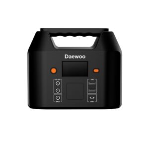 תחנת כוח ניידת Daewoo DA150 – תחנת כוח עוצמתית עם קיבולת 42,000mAh, טעינה סולארית, גיבוי להפסקות חשמל