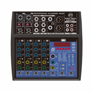 מיקסר 2 מונו 2 מיקסר קומפקטי להקלטות BM06DSP עם REC USB BT ו-DSP דיגיטלי להקלטה והופעות חיות