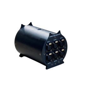 מפצל DMX עם 6 יציאות מבודדות, מותאם לטראס, קלמרה וחובק,פתרון DMX למערכות תאורה פתרון DMX מקצועי למערכות תאורה עם בידוד אופטימלי