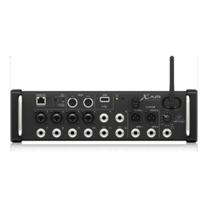 מיקסר דיגיטלי קומפקטי 12 מיקסר עיבוד סאונד Behringer XR12 עם פרהאמפים MIDAS, שליטה מטאבלט מחשב נייד, WiFi מובנה ונגן USB להופעות ואולפן