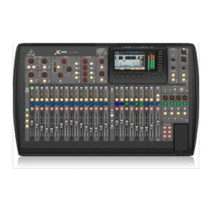 שליטה מרחוק על המיקסר Behringer X32 עם 32 פריאמפים Midas, 25 פיידרים ממונעים ויציאת אודיו USB 32×32 לשליטה מרחוק דרך אייפד/אייפון