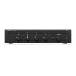 מיקסר מסחרי 4 מיקסר מסחרי Mic/Line ויציאה אחת – שליטה מלאה על עוצמת הקול, טונים ואפקטים, מתאים לשימוש תעשייתי ומסחרי