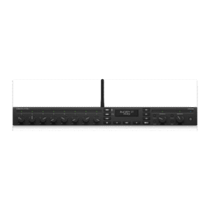 מגבר מיקסר מסחרי 2 x240W עם Bluetooth/USB – 6 כניסות מיק/ליין + 2 ליין, תמיכת 70/100V ו-4/8Ω, Class-D, 1U לארון 19״, פנטום 48V ו-HPF 80Hz
