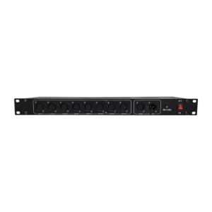 חיבור תאורה מקצועי DMX (ספליטר) 8 יציאות 19″ Lightek TRDX-922 לתאורת במה