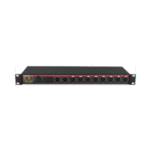 מפצל DMX 2 כניסות ל-8 יציאות כולל RDM תומך ב-Boosting ו-RDM Bidirectional פתרון מקצועי למערכות תאורה עם 10 מצבי יציאה ואפשרות לתצוגת OLED, מבית XPD-28