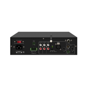 מגבר מיקסר דיגיטלי 250 W עם USB בלוטות’ ורדיו דגם MA250UB PROTECH למערכת כריזה והגברה מקצועית