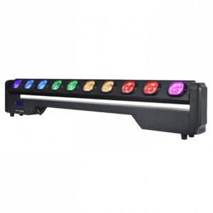 בר תאורה חכם 10x40W Moving Bar עם זום רחב ושליטת DMX – Apextone