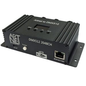 מערכת תאורה מקצועית ArtNET DMX Controller ARTNET 4 Ports Art Light – בקר DMX רשת 4 פורטים לתאורת במה מקצועית