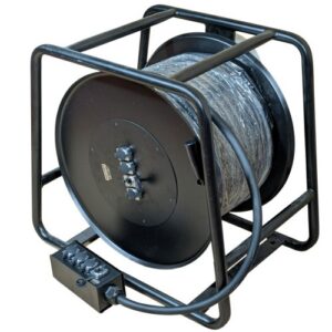 מוליכות גבוהה נחושת מלאה Cat6a רב־ערוצי 4CH באורך 60 מ׳ עם סיכוך נחושת כפול וגלגלים – Multi Net לביצועי 10GbE ו-PoE++ להתקנות מקצועיות