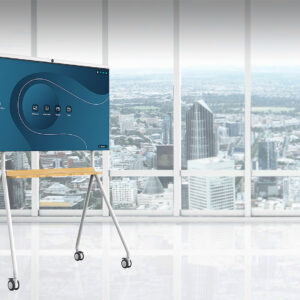 מסך חכם עם קישוריות לקומפיוטרים Innex Meeting Hub CM Series – פתרון חכם ישיבות עם מסך מגע P-CAP, מצלמת AI, קישוריות אלחוטית, תמיכה ב-BYOM, עיצוב נייד וקל, ויכולת שיתוף תוכן אינטראקטיבי