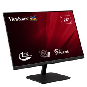 מערכת חסכון באנרגיה המסך VA2432-MH בגודל 24 אינץ’ Full HD עם טכנולוגיית IPS, HDMI ורמקולים פנימיים, קצב רענון משתנה 100Hz, זמן תגובה 1ms, עיצוב שטוח, חוויית צפייה חדה וצבעים חיים