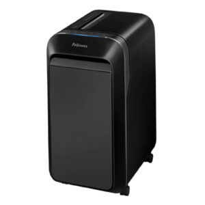 מגרסה שורפת כרטיסי אשראי Fellowes Powershred LX220 Mini-Cut עם טכנולוגיית אנטי-ג’אם, SafeSense, גריסה עד 20 דפים, פח 30 ליטר ואחריות 3 שנים