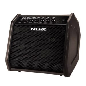 מוניטור לשימוש גיטרה אלקטרונית NUX PA-50 עם וופר 6.5 אינץ’ וטוויטר 1 אינץ’ 50W, מוניטור אישי לגיטרה חשמלית, 2 ערוצים, EQ של 3 תחומים, חיבור XLR ו-1/4 אינץ’, ריספונס שטוח, חיבור AUX