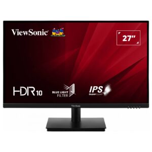 מסך 27 מסך עם רמקולים פנימיים’ UHD 4K עם פאנל IPS, תמיכה ב-HDR10, רזולוציית 3840×2160, קצב רענון 60Hz ורמקולים פנימיים – VA2762-4K
