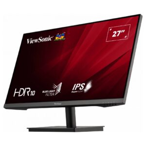 מסך 27 מסך עם רמקולים פנימיים’ UHD 4K עם פאנל IPS, תמיכה ב-HDR10, רזולוציית 3840×2160, קצב רענון 60Hz ורמקולים פנימיים – VA2762-4K