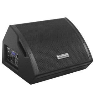 רמקול להגברה של תופים אלקטרוניים 500 W עם פרוססור מובנה, וופר 12 אינץ, טוויטר טיטניום 1.75 אינץ, מגבר CLASS D BI-AMP, כניסות Combo, יציאת XLR, חיבור כוס לסטנד, מתאים להגברת תופים אלקטרוניים