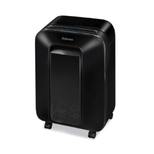 מגרסה ידידותית לסביבה Fellowes LX200 משרדית עם טכנולוגיית SafeSense, גריסה Micro-Cut ברמת אבטחה P-4, פתח הזנה 12 דפים, מיכל 22 ליטר, חסכונית באנרגיה, גורס כרטיסי אשראי, סיכות ואטבים – שנתיים אחריות יבואן רשמי
