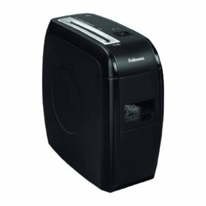 מגרסה עם מערכת מניעת היתקעות Fellowes 21CS עם קיבולת 12 דפים, חיתוך קרוס-קאט, רמת אבטחה DINP-3, נעילת בטיחות, גריסת סיכות ואטבים, מיכל 15 ליטר