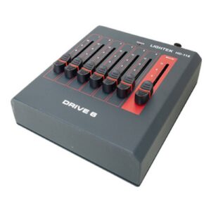 בקר תאורה למפיקים מתחילים DMX בסיסי 6 ערוצים LIGHTEK HD-115 לבקרת תאורת במה ואירועים