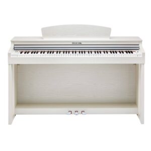פסנתר חשמלי עם שלושה פדלים KURZWEIL M130 WH עם מקלדת עץ אותנטית ורמקולים 70W