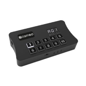 בקר תאורה לאולמות ואירועים USB ל DMX ובקר תאורה למחשב 1024 ערוצים Cameo CLDVCCUE ניתן להרחבה עד 2048 ערוצי DMX