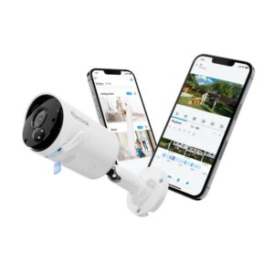 מצלמת אבטחה חיצונית אלחוטית Reolink Argus Eco 3MP עם סוללה נטענת IP65 ותמיכה בפאנל סולארי