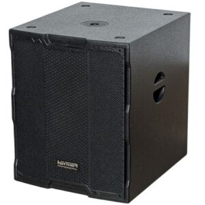 סאב וופר עם קרוסאובר מובנה HAYMER SUB-18-600 600W RMS מעץ עם קרוסאובר מובנה לבס עמוק ואירועים מקצועיים