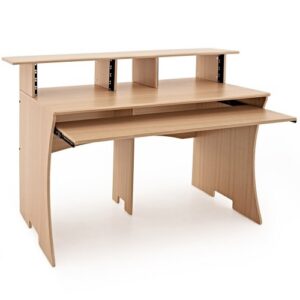 שולחן עבודה לאולפן 3 קומות 8U Apextone AP WS-51W – שולחן אולפן מקצועי למפיקים ומוזיקאים