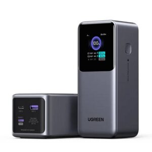 טעינה מהירה למכשירים UGREEN Nexode 20,000mAh 130W טעינה סופר מהירה