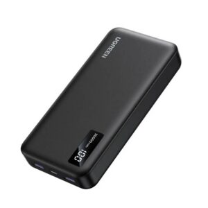 סוללת חירום טעינה מהירה UGREEN Nexode 20000mAh 20W PD עם טעינה מהירה, תצוגה דיגיטלית וטעינה בו זמנית