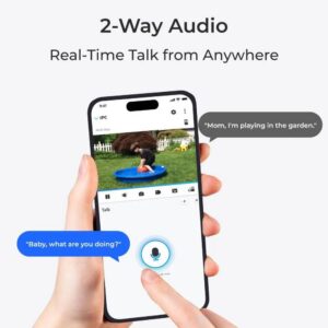 מצלמת אבטחה חיצונית ארבע קי 4 K Reolink Argus 3 Ultra 8MP סולארית עם WiFi כפול ועמידות IP65