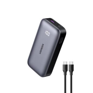 טעינה למכשירים קטנים UGREEN Nexode 30W עם סוללת גיבוי 10,000mAh וטעינה מהירה – פתרון טעינה קומפקטי ומתקדם