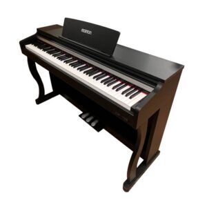 פסנתר עם חיבור אוזניות MORTON V8 BLACK עם Bluetooth ו-MIDI, סאונד טהור ו-128 פוליפוניות