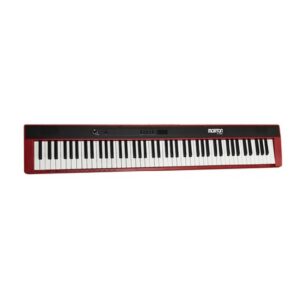פסנתר עם פעולת סמי-משקל MORTON S-192 RED – מקלדת עם פעולת סמי-משקל, Bluetooth, 198 צלילים, 198 ריתמים, 80 דמואים, חיבור USB/MIDI, יציאת אודיו, פדלים מקצועיים, מסך LED, פונקציות תכנות מתקדמות.