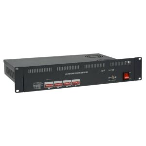בקר תאורה למערכות גדולות 24 V 720W עם 20 יציאות, 2 כניסות XLR, שליטה בגופי LED עד 5 אמפר לכל ערוץ, מתח עבודה 220-240V AC. פתרון תאורה מקצועי למתח 24V.