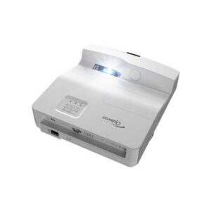 מקרן עם תיקון גיאומטרי OPTOMA W340UST להקרנה קצרה במיוחד – Ultra Short Throw Projector עם תמונה באורך 100 אינץ’ ממרחק פחות ממטר